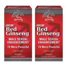 Terry Naturally 男用無麩質無糖紅蔘膠囊, 2個, 48 件