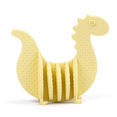 DFMEI 創意恐龍硅膠積木牙膠 嬰兒硅膠牙膠兒童恐龍硅膠玩具硅膠磨牙棒, 1個, 如圖, Y11恐龍牙膠