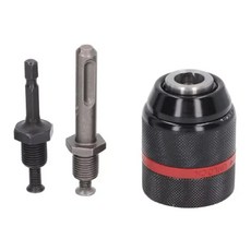 고강도 드릴척 13mm 1/2 키레스척 1.5~13MM 임팩용 sds plus용 호환 아답터 포함 세트 원터치 키리스척