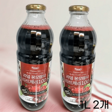 퍼니트 리얼 몽모랑시 타트체리 100 수면 건강에 도움을 줄수있는, 1L, 2개