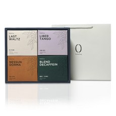 고급 드립백 커피 4종 선물 세트 + 쇼핑백, 11g, 1세트, 28개입