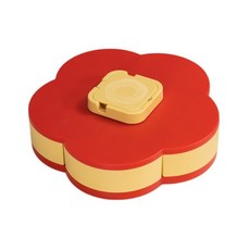 花瓣單層旋轉糖果盒 - 紅色, 1個