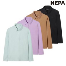 네파 여성 가을겨울 간절기 코나두 베이직 긴팔 폴로 카라티셔츠 7L65220 YPV557 XAR066