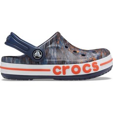 crocs 卡駱馳 Baya Band Signal Print Clog Kids (206178_410)