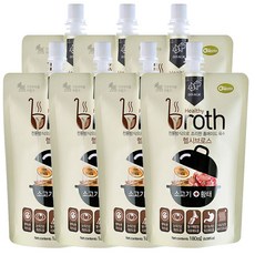 강아지 홈메이드 황태육수 소고기 180ml, 7개