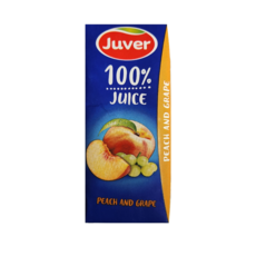 후버 복숭아&포도주스, 7개, 200ml