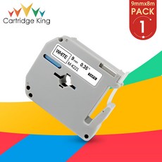 라벨 프린터 브라더 MK-121 호환 가능 M 테이프 MK221 P-터치 PT-90 PT80 PT70 PT65 M-K221 MK-421 MK-521 작업 9mm, 01 12mm, [03] Black on White