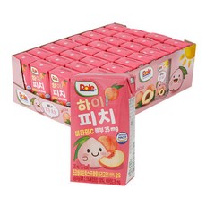 Dole 하이 피치 주스 120ml x 32팩 (1박스) / 복숭아, Dole 하이 피치 주스 120ml x 32팩 (1박스, 32개