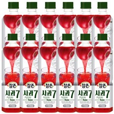 참존식품 사과7 원액 주스, 12개, 835ml