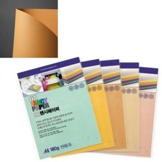 OA팬시페이퍼A4 180g R09 연한황토색 15매 두성 pbh+975rz