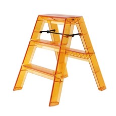 컬러 래더 스툴 사다리 협탁 스텝퍼 접이식 테이블, L. 1008M 엠마 오렌지, L. 1008M 엠마 오렌지
