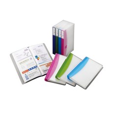 雙鶖牌 NCL-1204 標準色名片簿四本入 480名 (4本入/組), 詳見包裝