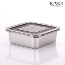 쉬젤 러반 스테인레스 스퀘어 밧드 304 소 16cm 3P 세트 (와이어랙 뚜껑포함), 단품, 1개