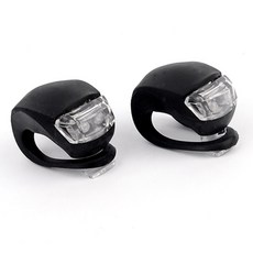 늘찬몰 후미등 자전거 소형 LED 야간라이딩라이트, 2P-검정