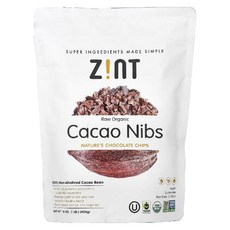 Zint Raw Organic Cacao Nibs 454g(16oz), 1개