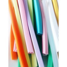 반찬 용기 패킹 고무 반찬통 뚜껑 잘라쓰는 밀봉 밀폐 교체용 실리콘, 4X6 그린 1m