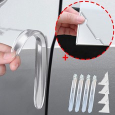 소소잇템 실리콘 차량 문콕방지 도어가드 모서리 보호 세트, 8개, 투명