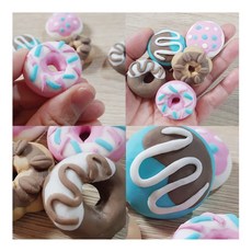 [훈민] 향기 도넛 비누 만들기 1인 솝클레이 디저트 미술 방과후 어린이집 클레이 점토 촉감 놀이