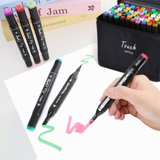 유성 마카펜 세트 다용도 마카펜, 1세트, 60색