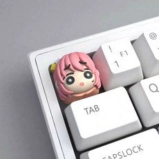 NF Keycap 고독한 락 키캡 포치 캐릭터 레진 아트 키캡, 1개, NF 봇치 키캡
