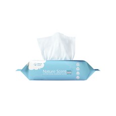 NatureScent 네이처센트 순면 100% 페이스 타올, 60매입, 1개