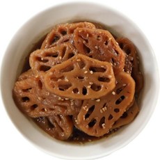 여우마을 수제반찬 아삭아삭 국산 연근조림, 1개, 250g