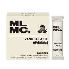 MLMC 바닐라 라떼 스틱, 1개, 20개입, 19.5g