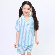 아트박스/프리미에팜 시나모롤 아동 리피트 5부 잠옷 BL