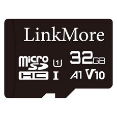 LinkMore 512GB Lite 마이크로 SD 카드 A2 UHS-I U3 V30 클래스 10 호환 최대 순차 읽기 100MB/s 쓰기 85MB/s 어댑터 포함, 32GB(2pa ), A1 V10