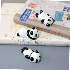 테이블세팅 식기 데코 귀여운 동물 판다 도자기 젓가락 수저 받침대 3종 세트 수저받침