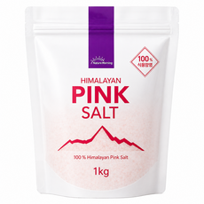 네이처모닝 히말라야 핑크솔트 굵은소금, 1kg, 5개