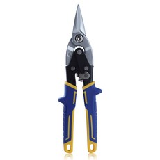 SPEEDWOX 10인치 직선 절단 항공 틴 스냅 노동 절감형 오프셋 금속판 가위 세이프티 랫치, 1개, MK