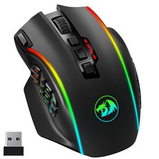 레드래곤 게이밍 마우스 MMO 마우스 최대 16000 DPI RGB 마우스, 무선 마우스 M901P-KS