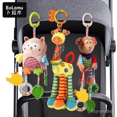 嬰兒車掛件玩具：手搖鈴、音樂鈴、推車掛件、安撫玩具、汽車后排掛件、益智玩具, 【新款乖乖鹿】,【萌趣牀鈴】, 1個