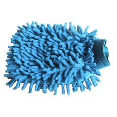 초극세사 양면 방수 셔닐 세차장갑 워시미트 세차미트 클레이, 블루, 1개