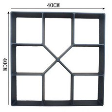 마당 디딤돌 틀 만들기 보도블럭 몰드 시멘트 시멘트틀 벽돌, D. D형 40x40x4 GAGRAM BRIC