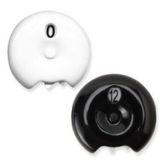 타바타 골프 초소형 계수기 경량 타수계산기 스코어 카운터 블랙+화이트, 1개