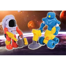유아 우주조종사 피규어 로봇 탐사놀이 모형완구 집콕놀이 우주여행 탐험놀이