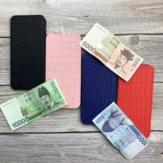 골프 요술 지갑 라운딩 내기 머니클립 골프지갑, 레드, 1개