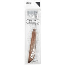 Clover 小型木柄拆線器 附蓋 拼布洋裁縫紉工具, 棕色, 1件