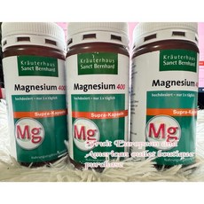 德國 聖伯納德 Sanct Bernhard 高單位純鎂400毫克膠囊 120粒, 1個