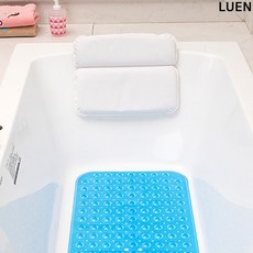 LUEN 포아나 욕조 베개 반신욕 소품 용품 가정 매장 업소 다용도 흡착 부착 여행 캠핑 휴대, 1개