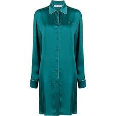 오프화이트 오프화이트 로고 프린트 롱 파자마 상의