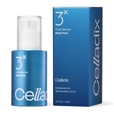 셀라딕스 트리플 트리플 레티놀 아크네 워시 필 모공 아크네스균 항균, 1개, 30ml