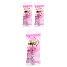 빅 실키 터치 3 여성용 면도기, 1개입, 3개