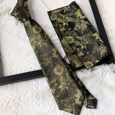 男士立體提花領帶