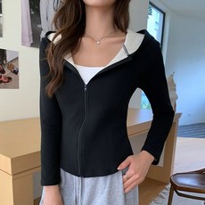 【Cavensi】80KG可穿 秋冬加大修身外套 連帽外套 休閒保暖大尺碼外套 素色刷毛帽T