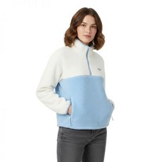 디스커버리 DWSS41044-LDS 여성 경량 플리스 아노락 후드집업