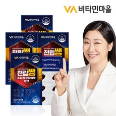 비타민마을 남성용 전립선 건강엔 전립쌩 초임계 쏘팔메토 아연 15g, 4개, 30정