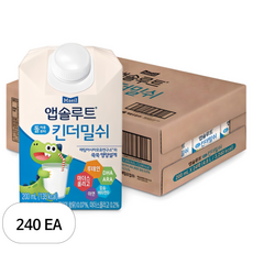 앱솔루트 킨더밀쉬 유아우유, 200ml, 240개